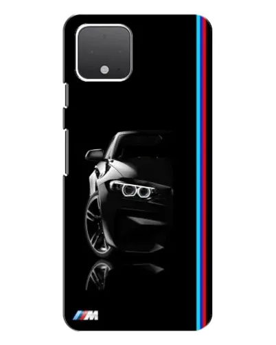 Чохол для Google Pixel 4 з картинкою «Силует BMW в темряві»