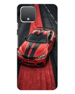 Чохол для Google Pixel 4 з картинкою «BMW на червоній доріжці»