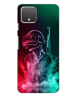 Чохол для Google Pixel 4 з картинкою «PUBG — вогняний воїн»