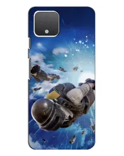 Чохол для Google Pixel 4 з картинкою «Десант PUBG — стрибок»