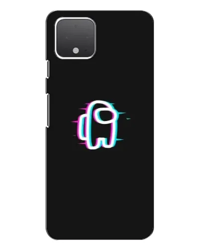 Чехол для Google Pixel 4 с картинкой «Among Us неон»
