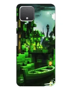 Чохол для Google Pixel 4 з картинкою «Minecraft лісовий пейзаж»