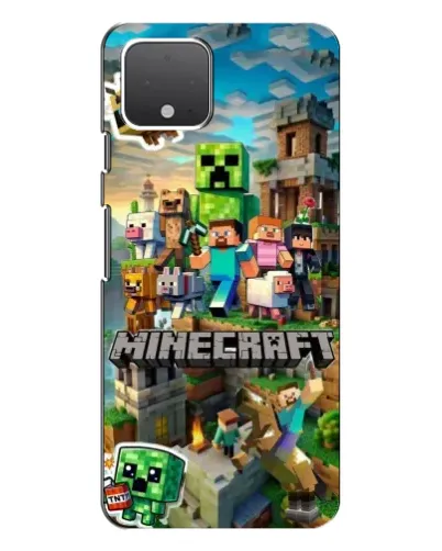 Чохол для Google Pixel 4 з картинкою «Замок Minecraft»
