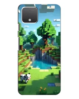 Чохол для Google Pixel 4 з картинкою «Minecraft літній день»