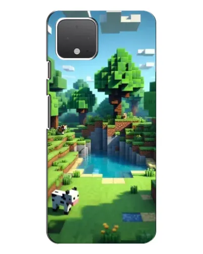 Чохол для Google Pixel 4 з картинкою «Minecraft літній день»
