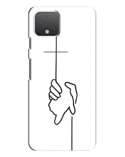 Чохол для Google Pixel 4 з картинкою «Рука тримає»