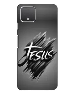 Чехол для Google Pixel 4 с картинкой «Надпись Jesus Graffiti»