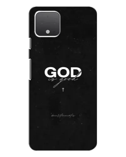 Чехол для Google Pixel 4 с картинкой «GOD — Бог над всем»