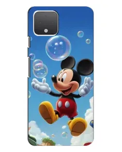 Чохол для Google Pixel 4 з картинкою «Mickey та мильні бульбашки»