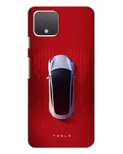 Чохол для Google Pixel 4 з картинкою «Tesla Top View»