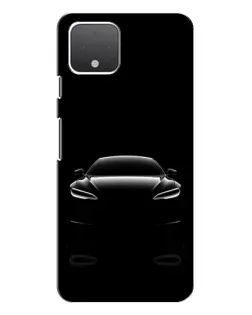 Чохол для Google Pixel 4 з картинкою «Силует Tesla Night»