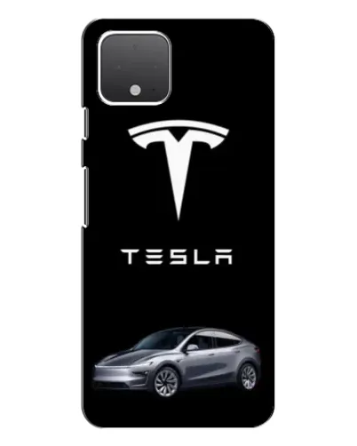 Чохол для Google Pixel 4 з картинкою «Tesla Model Y»