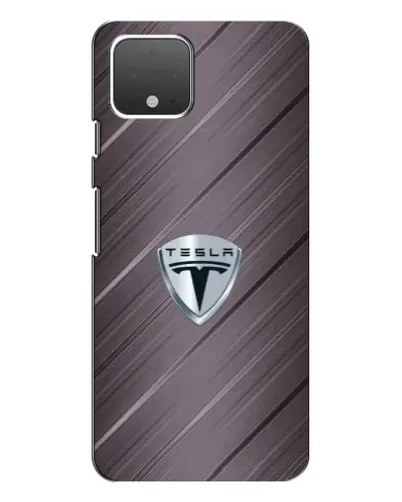 Чохол для Google Pixel 4 з картинкою «Металева текстура Tesla»