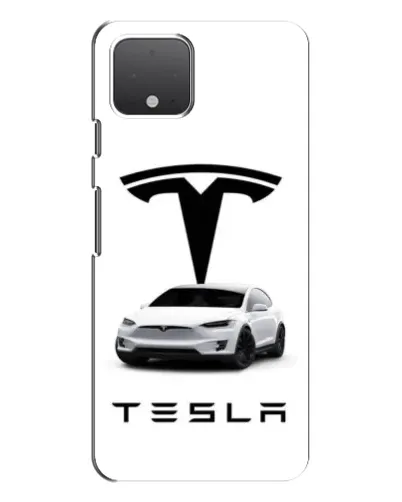 Чохол для Google Pixel 4 з картинкою «Tesla White Style»