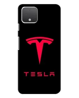 Чохол для Google Pixel 4 з картинкою «Tesla Red Logo»