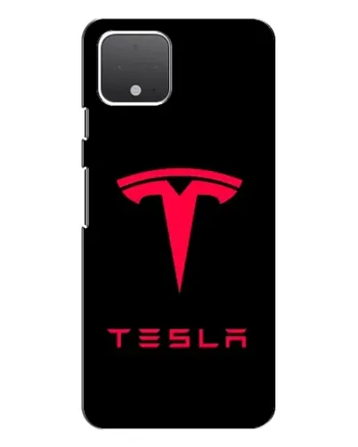 Чохол для Google Pixel 4 з картинкою «Tesla Red Logo»