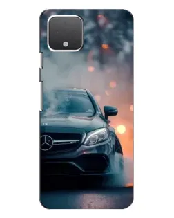Чохол для Google Pixel 4 з картинкою «Mercedes — нічне місто»
