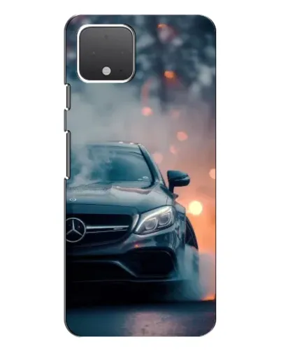 Чохол для Google Pixel 4 з картинкою «Mercedes — нічне місто»