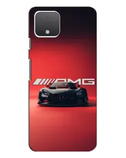 Чохол для Google Pixel 4 з картинкою «Mercedes AMG — червона лінія»