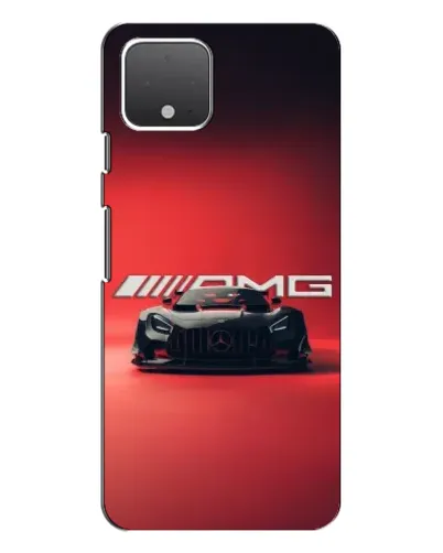 Чохол для Google Pixel 4 з картинкою «Mercedes AMG — червона лінія»