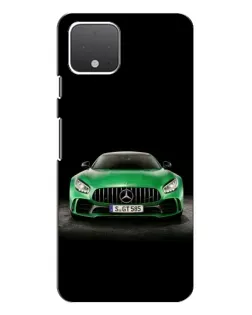 Чохол для Google Pixel 4 з картинкою «Mercedes — неоновий лого»