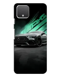 Чохол для Google Pixel 4 з картинкою «Темний Mercedes AMG»