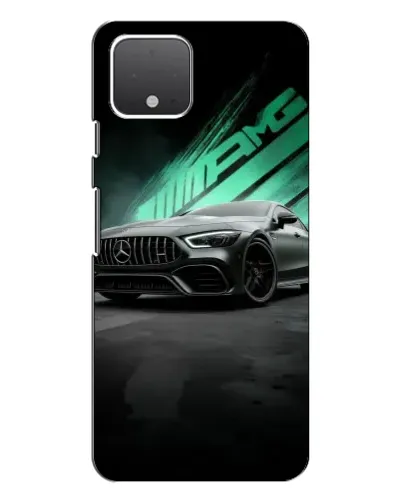 Чохол для Google Pixel 4 з картинкою «Темний Mercedes AMG»