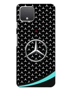 Чохол для Google Pixel 4 з картинкою «Mercedes — бірюзовий акцент»