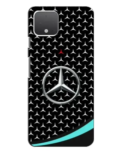Чохол для Google Pixel 4 з картинкою «Mercedes — бірюзовий акцент»
