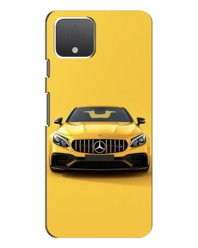 Чохол для Google Pixel 4 з картинкою «Жовтий Mercedes GT»