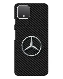 Чехол для Google Pixel 4 с картинкой «Карбоновый Mercedes стиль»