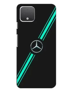 Чехол для Google Pixel 4 с картинкой «Спортивные линии Mercedes»
