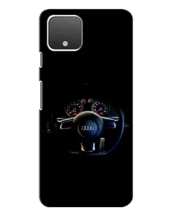 Чохол для Google Pixel 4 з картинкою «Салон Audi — кермо»