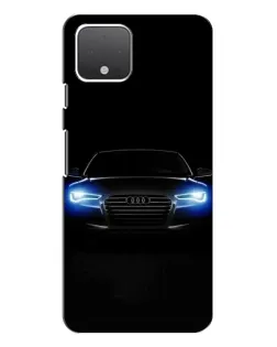 Чохол для Google Pixel 4 з картинкою «Audi в неоні»