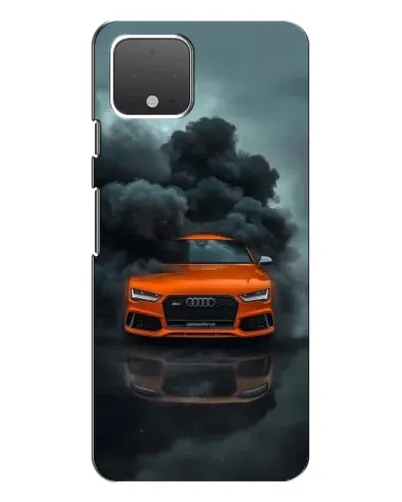 Чохол для Google Pixel 4 з картинкою «Audi у хмарах диму»