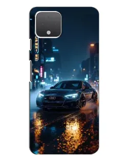 Чохол для Google Pixel 4 з картинкою «Нічне місто та Audi»