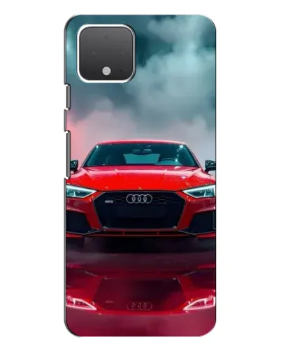 Чохол для Google Pixel 4 з картинкою «Audi RS — червоний стиль»