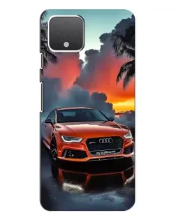 Чохол для Google Pixel 4 з картинкою «Audi — захід сонця»