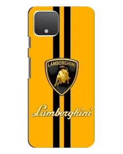 Чохол для Google Pixel 4 з картинкою «Lamborghini Stripe жовтий»