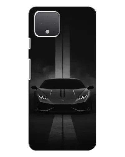 Чехол для Google Pixel 4 с картинкой «Lamborghini симметрия дорог»
