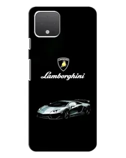 Чехол для Google Pixel 4 с картинкой «Логотип Lamborghini классика»