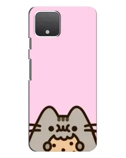 Чохол для Google Pixel 4 з картинкою «Pusheen та печиво»
