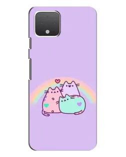 Чохол для Google Pixel 4 з картинкою «Веселкові Пушини»