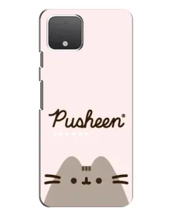 Чохол для Google Pixel 4 з картинкою «Pusheen логотип»