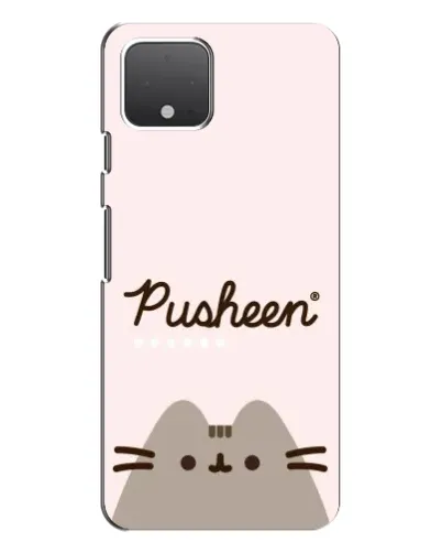 Чохол для Google Pixel 4 з картинкою «Pusheen логотип»