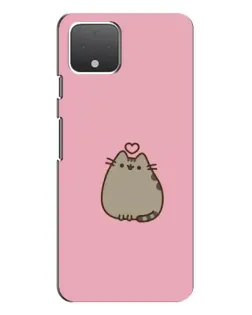 Чохол для Google Pixel 4 з картинкою «Pusheen серце»