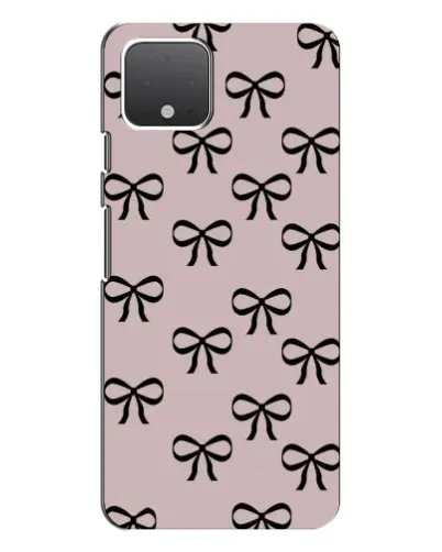 Чохол для Google Pixel 4 з картинкою «Чорні бантики»