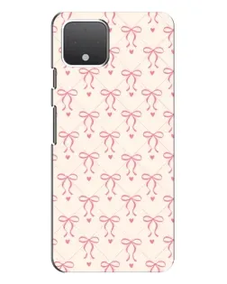Чохол для Google Pixel 4 з картинкою «Рожеві бантики Coquette»