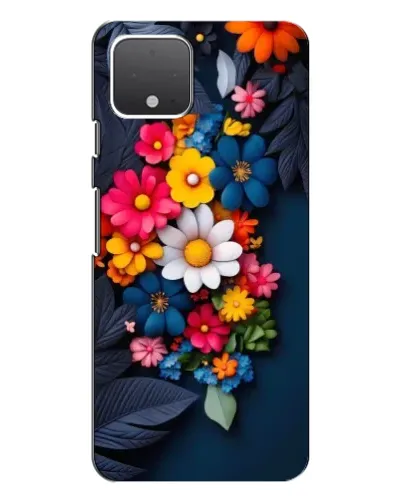 Чехол для Google Pixel 4 с картинкой «Цветочная феерия»