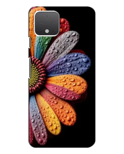 Чехол для Google Pixel 4 с картинкой «Радужный цветок»